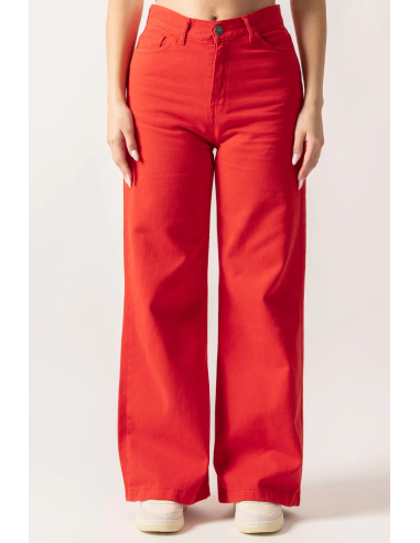 Kaotiko Pocket Heart Red Pants -...