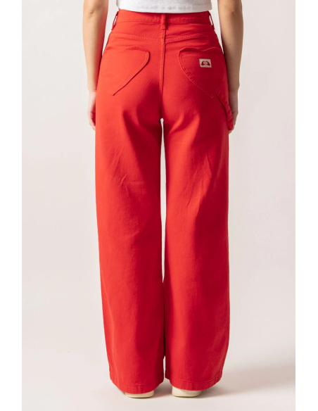 Kaotiko Pocket Heart Red Pants - AP022-01-K002