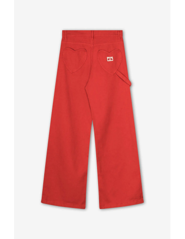Kaotiko Pocket Heart Red Pants -...
