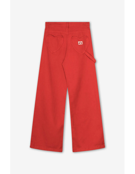 Kaotiko Pocket Heart Red Pants - AP022-01-K002