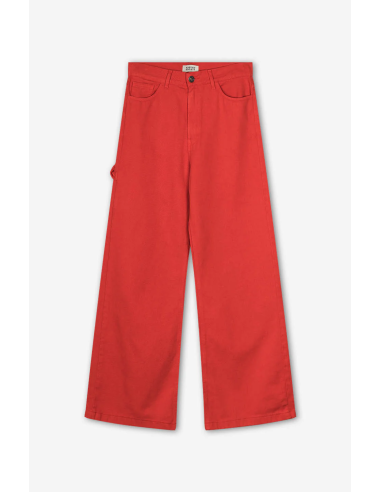 Kaotiko Pocket Heart Red Pants -...