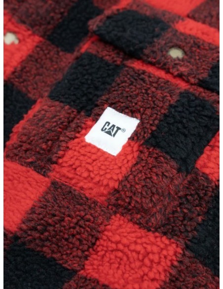 CATERPILLAR BUFFALO OVERSHIRT /RED/BLACK - 6040090
