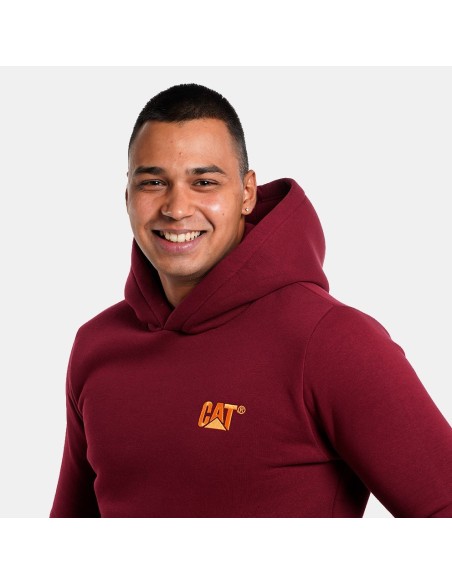 CATERPILLAR LOGO HOODIE MAROON -6050193