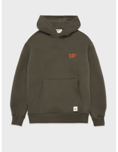 CATERPILLAR LOGO HOODIE GREEN -6050193
