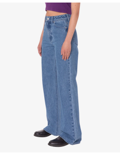 OBEY ERRAND HIGHWAIST 5-POCKET DENIM PANTS - 242010055