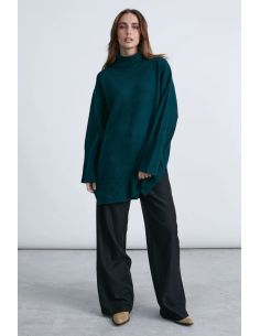 24COLOURS TURTLENECK SWEATER GREEN -41193b