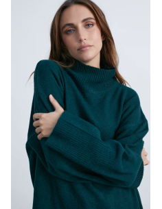 24COLOURS TURTLENECK SWEATER GREEN -41193b 2
