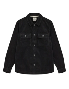 AKOSCAR CORD OVERSHIRT -CAVIAR- 901784