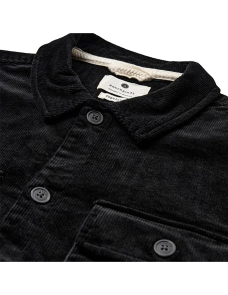 AKOSCAR CORD OVERSHIRT -CAVIAR- 901784