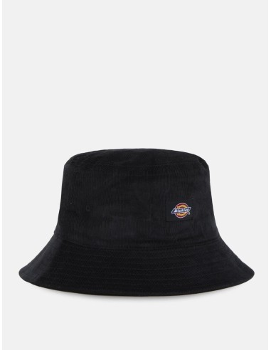 DICKIES CORDUROY BUCKET HAT BLACK -...