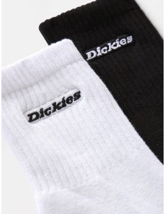 DICKIES NEW CARLYSS SOCKS BLACK WHITE-DK0A4XJYBLW1 2