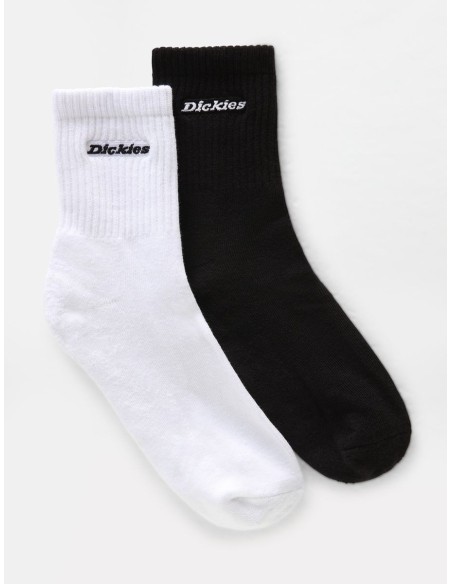 DICKIES NEW CARLYSS SOCKS BLACK WHITE-DK0A4XJYBLW1