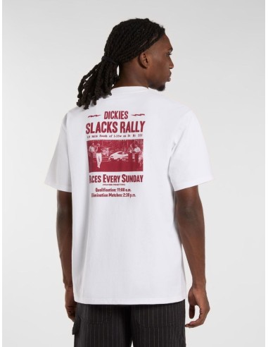 DICKIES SLACKS RALLY SS TEE WHITE-...
