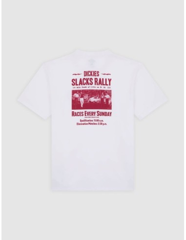 DICKIES SLACKS RALLY SS TEE WHITE-...