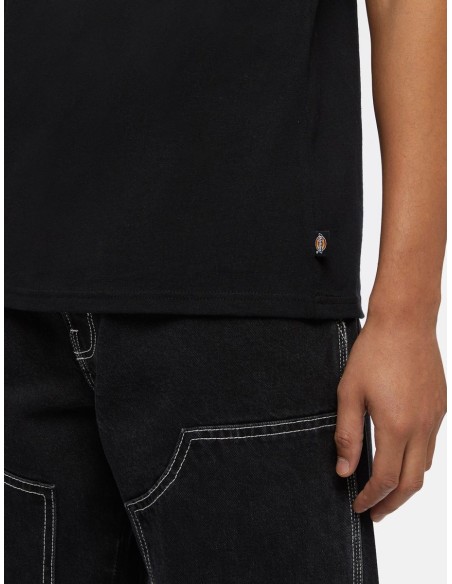 DICKIES CLANCY HEAVYWEIGHT TEE SS BLACK-DK0A4Z4LBLK1