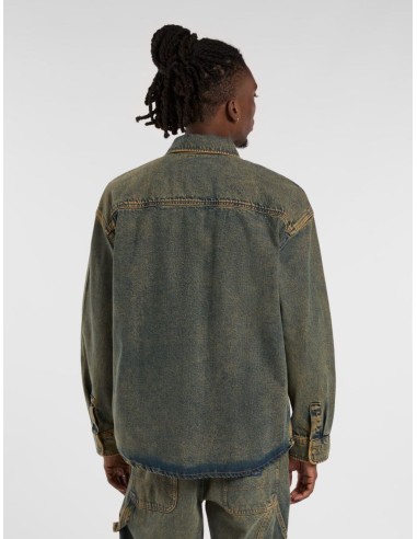 DICKIES HOUSTON LS SHIRT YELLOW FADE...