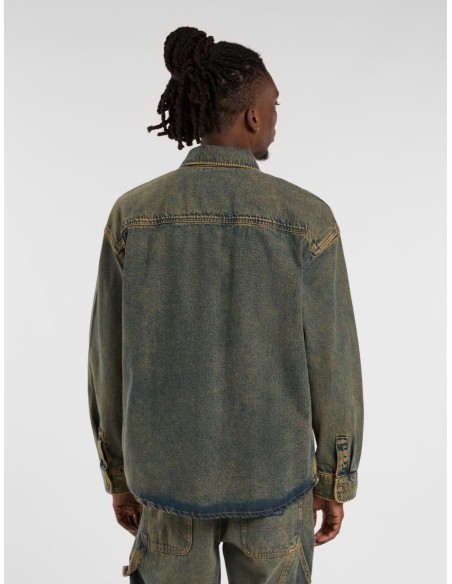 DICKIES HOUSTON LS SHIRT YELLOW FADE IND- DK0A4YF5K581