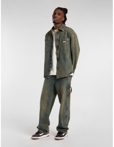 DICKIES HOUSTON LS SHIRT YELLOW FADE...