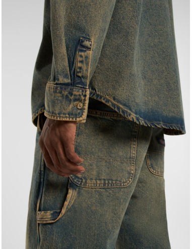 DICKIES HOUSTON LS SHIRT YELLOW FADE...