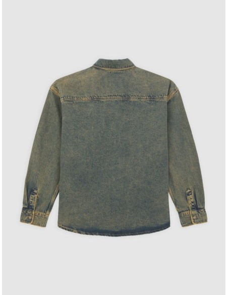 DICKIES HOUSTON LS SHIRT YELLOW FADE IND- DK0A4YF5K581