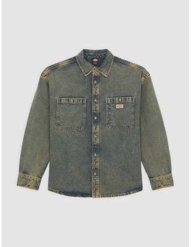 DICKIES HOUSTON LS SHIRT YELLOW FADE...