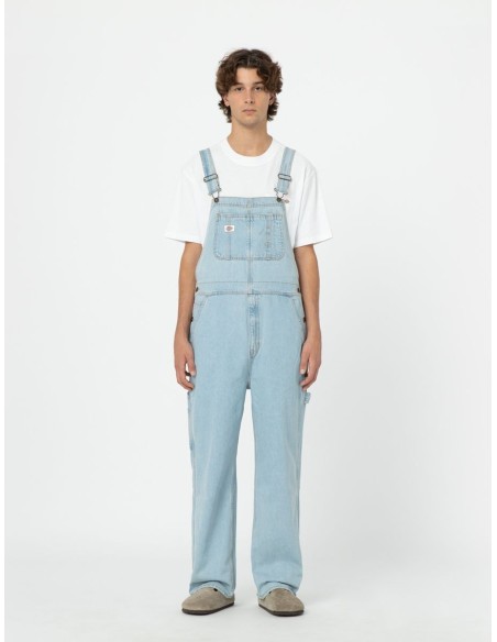 DICKIES CLASSIC DENIM BIB VINTAGE AGED BLUE - DK0A4XYAC151