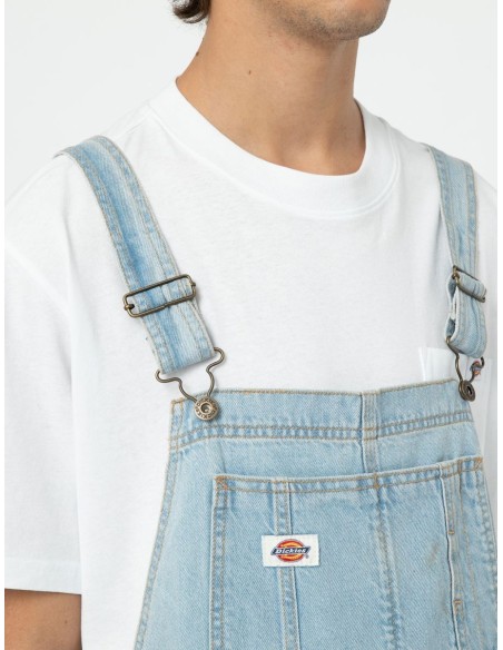 DICKIES CLASSIC DENIM BIB VINTAGE AGED BLUE - DK0A4XYAC151