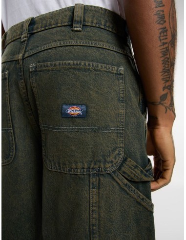 DICKIES LOOSE DENIM PAINTER GREEN...