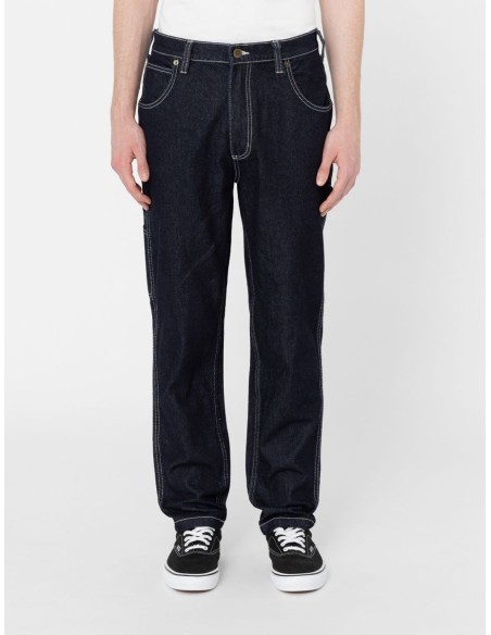 DICKIES GARYVILLE DENIM RINSED PANTS - DK0A4XECRIN1