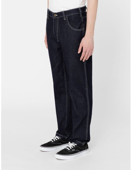 DICKIES GARYVILLE DENIM RINSED PANTS - DK0A4XECRIN1