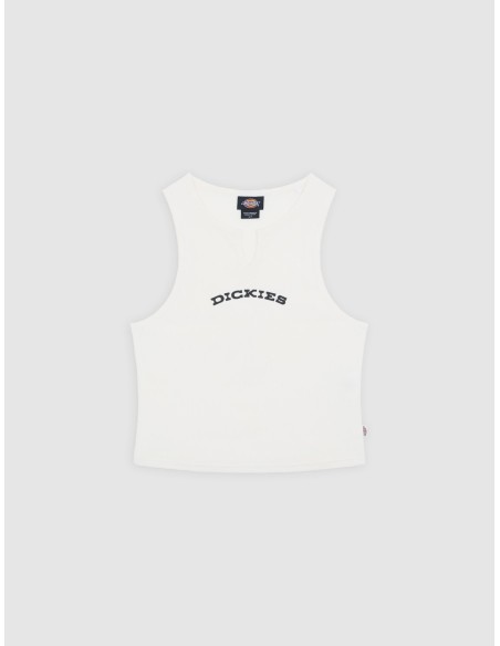 DICKIES V NECK TOP W EGRET- DK0A8677C481