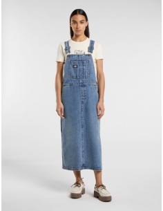 DICKIES BIB LONG OVERALL DRESS W RINSED FADE - DK0A4Z6TK211