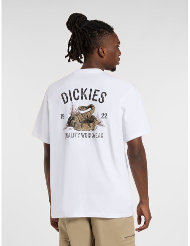 DICKIES SNAKE SS TEE WHITE-DK0A4Z990WH1
