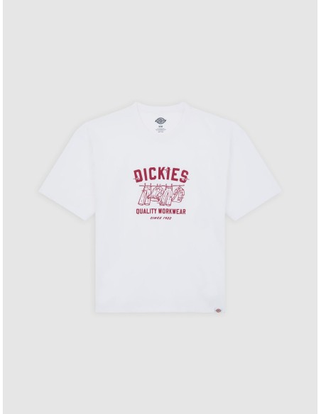 DICKIES LAUNDRY BOXY SS TEE WHITE - DK0A4Z970WH1