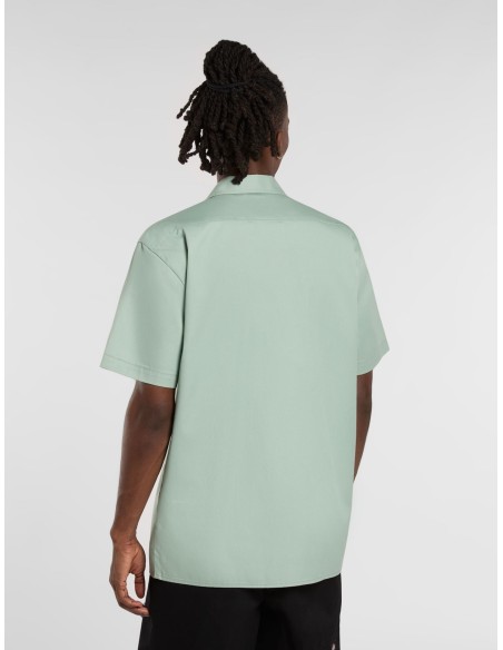 DICKIES WORK SHIRT SS REC ICEBERG GREEN -DK0A4XK7K361