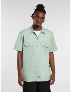 DICKIES WORK SHIRT SS REC ICEBERG GREEN -DK0A4XK7K361