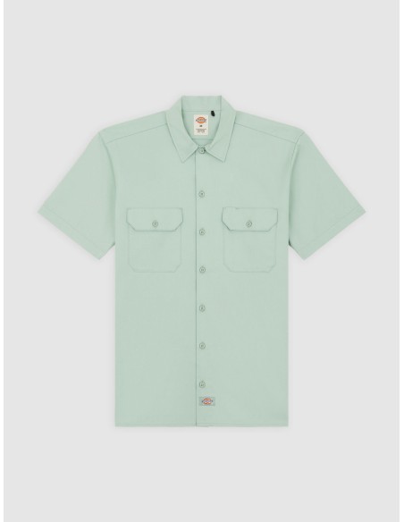 DICKIES WORK SHIRT SS REC ICEBERG GREEN -DK0A4XK7K361