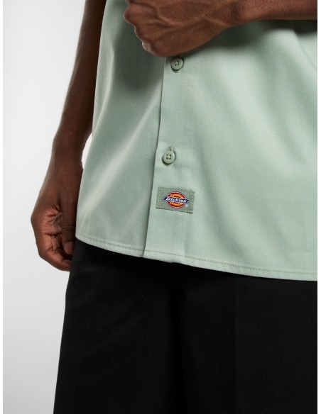 DICKIES WORK SHIRT SS REC ICEBERG GREEN -DK0A4XK7K361