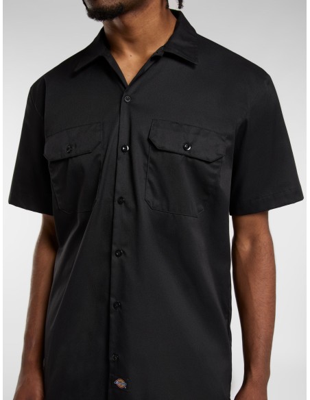 DICKIES WORK SHIRT SS REC BLACK-DK0A4XK7BLK1