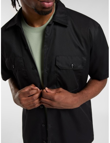 DICKIES WORK SHIRT SS REC BLACK-DK0A4XK7BLK1