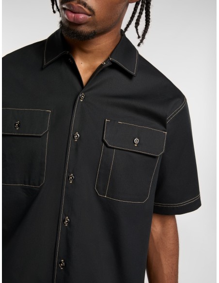 DICKIES RIVERBEND WORK SHIRT BLACK - DK0A4Z7RBLK1