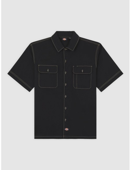 DICKIES RIVERBEND WORK SHIRT BLACK - DK0A4Z7RBLK1