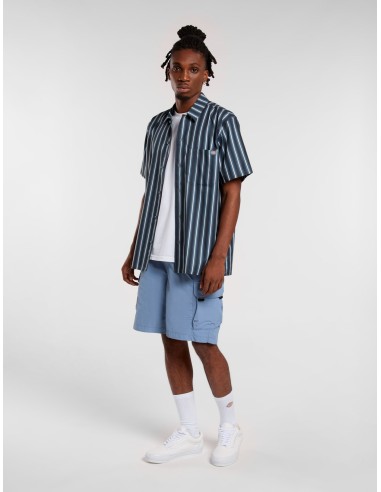 DICKIES MULTI STRIPE WORK SHIRT SS...