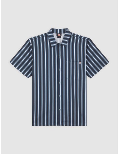 DICKIES MULTI STRIPE WORK SHIRT SS...