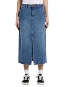 DICKIES LONG DENIM CARPENTER W RINSED FADE SKIRT -... 2