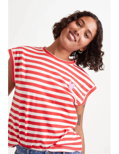 Compania Fantastica Red Striped Tank...