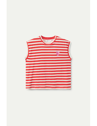 Compania Fantastica Red Striped Tank...