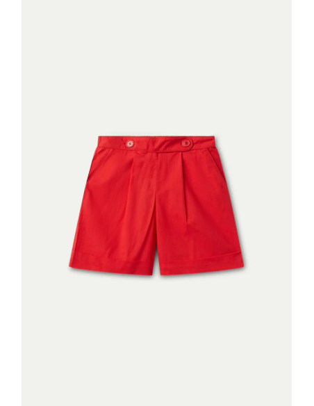 Compania Fantastica Red Button Shorts - 51C/43004