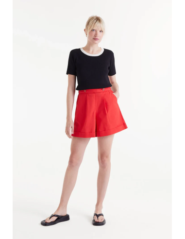Compania Fantastica Red Button Shorts...