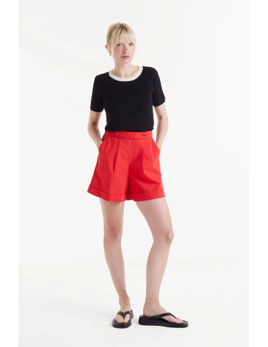 Compania Fantastica Red Button Shorts...